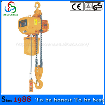 1ton electric chain hoist with hook used for construction electric chain hoist /stationary electric chain hoist with hook hoist