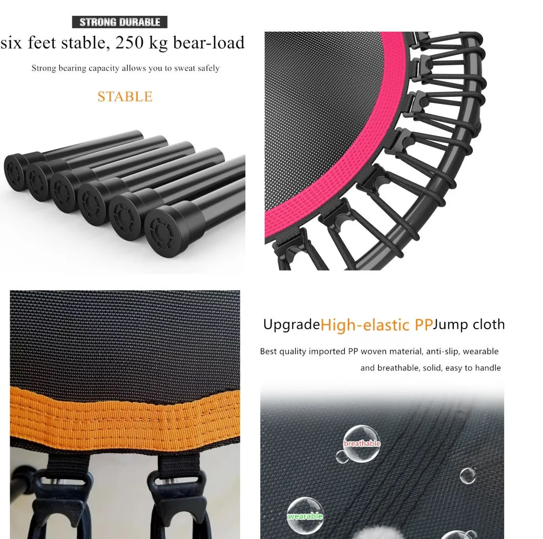 High Quality Detachable Outdoor Playground Fitness Gym Trampoline