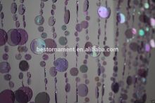 Champagne Bubbles Purple Hanging Beaded Curtains