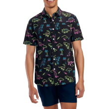 Wholesale Custom Man Rayon Hawaiian Shirts with Front Pockets - Manufactory