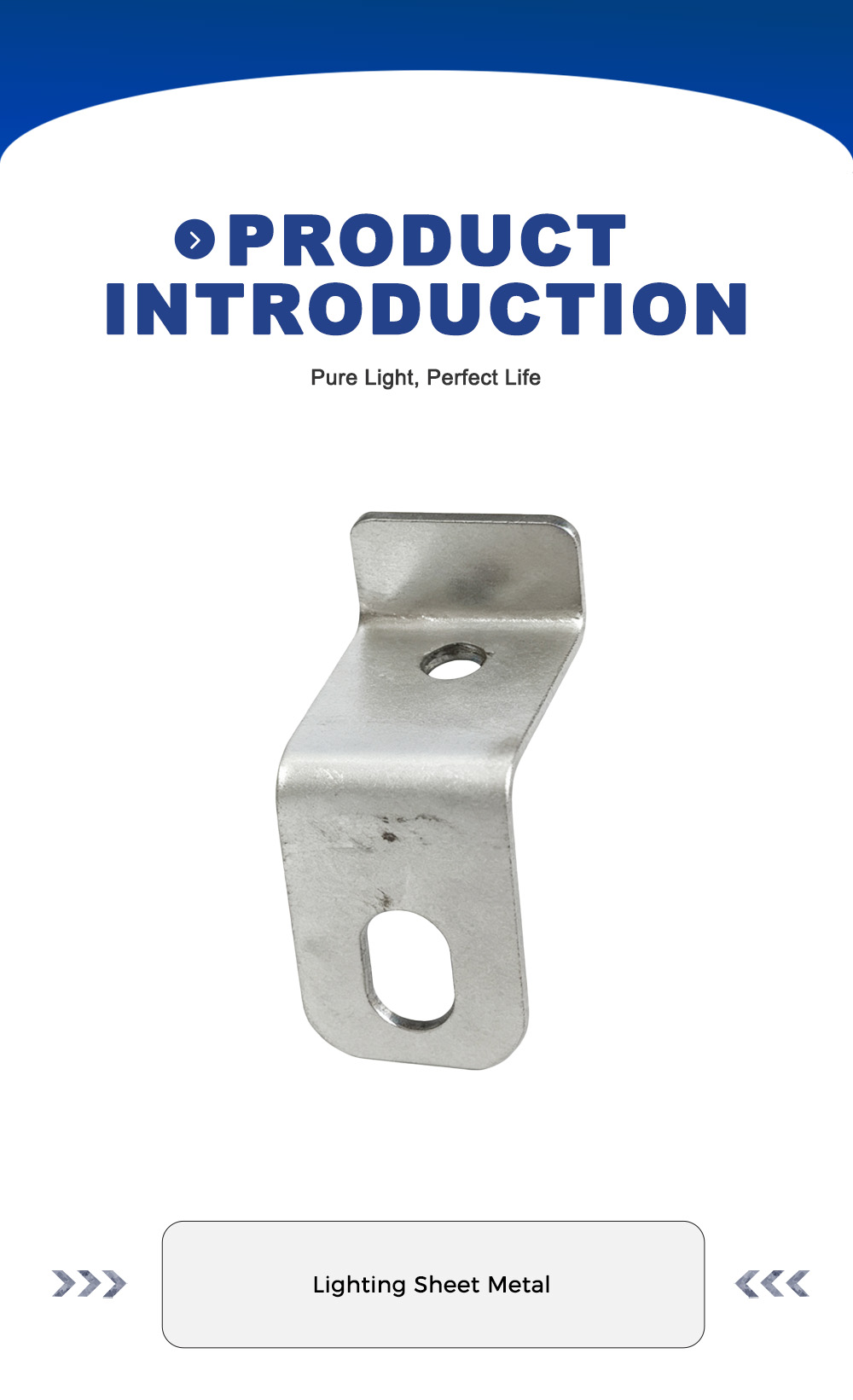 Giá đỡ góc bằng kim loại uốn cong x Bent Metal Angle Bracket x