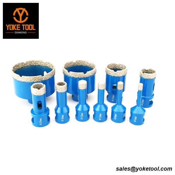 M14 vákuumforrasztott száraz gyémánt magfúró-készlet (1) M14 Vacuum Brazed Dry Diamond Core Drill Bits Set (1)