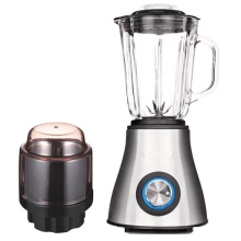 Smoothie Mixer aus Edelstahl mit Glasbehälter