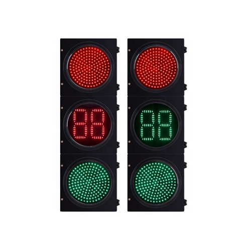 Wireless Red Green Yellow LED Solar Traffic Light on Sale