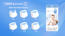 Biodegradable Disposable Nappies with Soft Top Layer