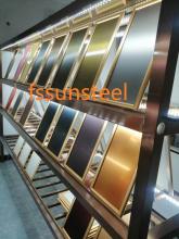 colored Bead Blasted stainless steel