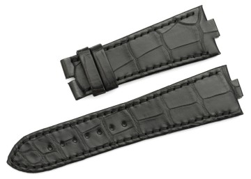 VC01 Genuine alligator leather Watch Band For VC - Black