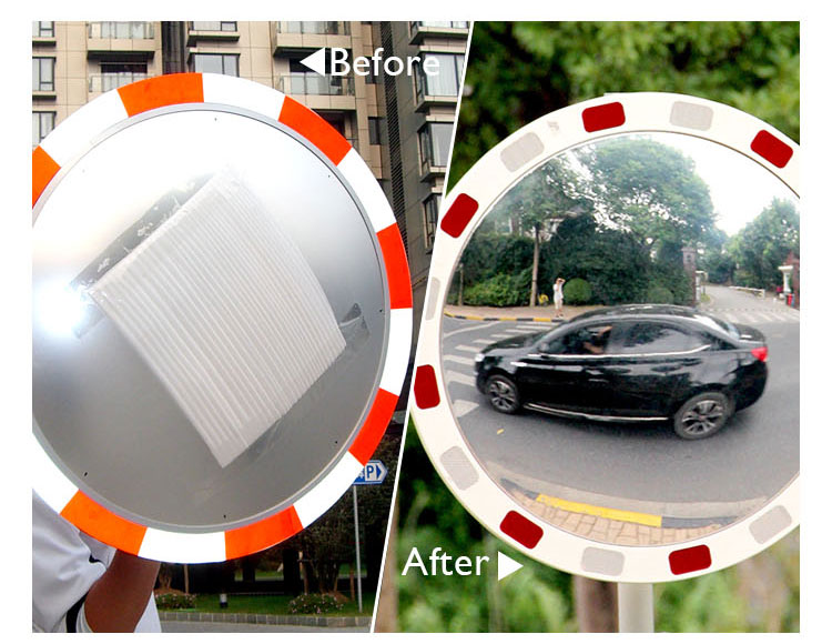 Positive Roadway Products Safety Reflective Convex Mirror, Custom Stand Plastic Molding Inject Mirrors/