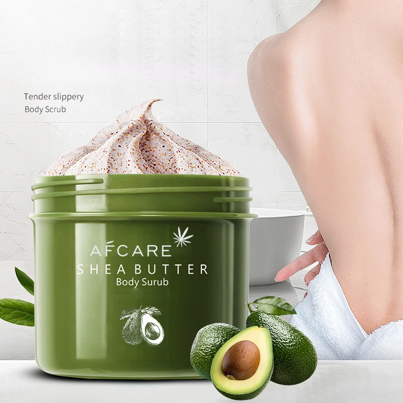 Avocado Body Scrub Body Care Blemish Clearing Exfoliating Salt Body Scrubs Lemongras