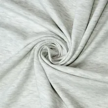 Cotton-Polyester Interlock Melange Fabric