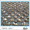 Altın Cam Rhinestone Mesh Sheet