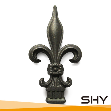 Cast iron fence spear head