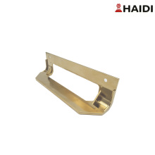 Stylish Recessed Pull in Lustre Gold Finish