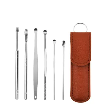 6pcs Stainless Steel Spiral Ear Wax Remover Tool - Factory Outlet