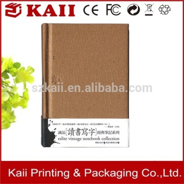 wholesale factory of brown paper notebook, high quality brown paper notebook made in China