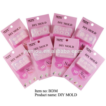 3d Nail Silicon Molds DIY nail art silicon mould