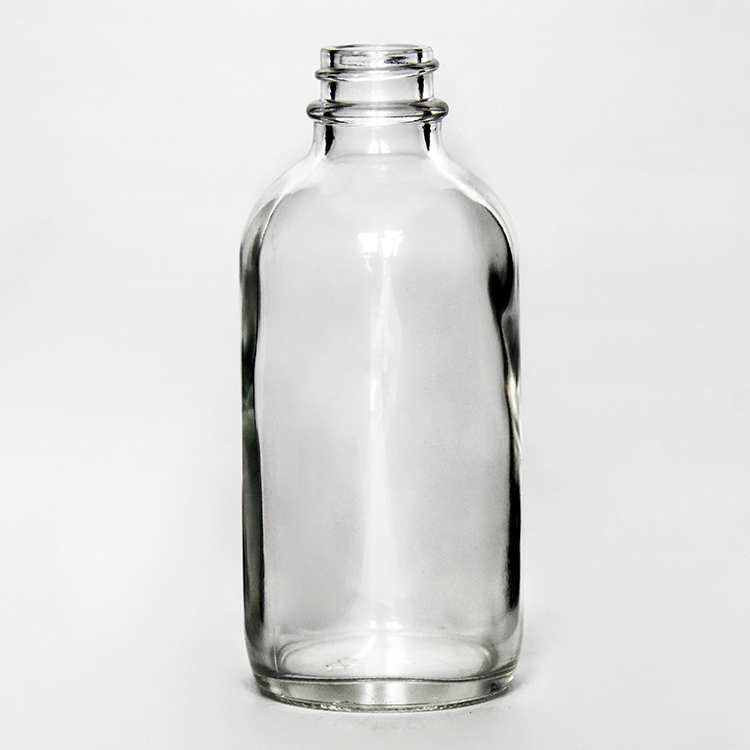 8oz 250ml Clear Round Glass Bottles For Essential Oils Lotion Liquid Soap