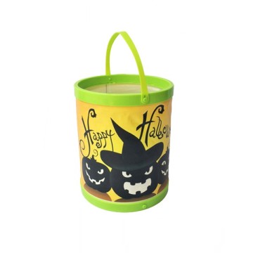 lighted halloween bucket