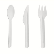 Biodegradable Tableware Sugarcane Knife Fork Spoon Cutlery