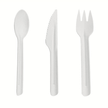 Biodegradable Tableware Sugarcane Knife Fork Spoon Cutlery