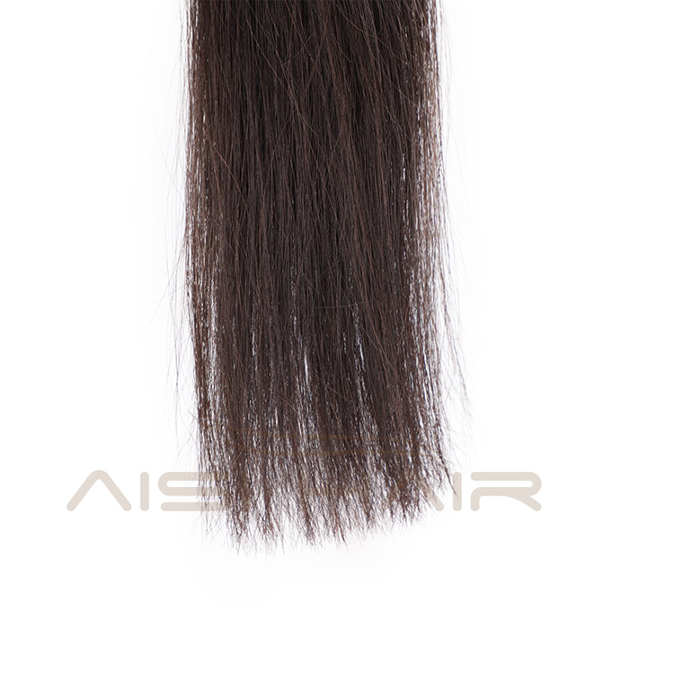 Aisi Hair 10A Unprocessed Black Human Hair Double Drawn Can Be Dyed Or Bleach I Tip Human Hair Extension 100g For Women