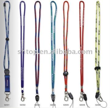 elastic nylon cord lanyard