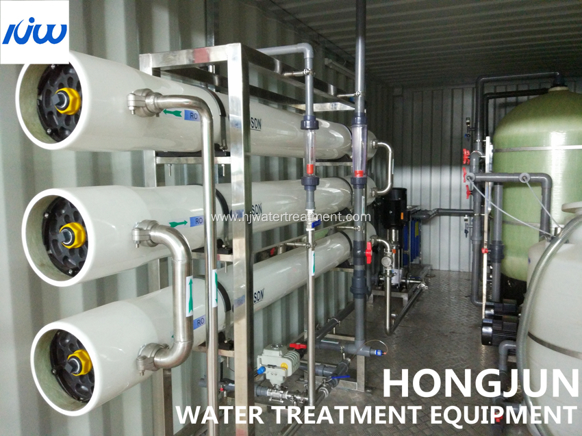 Brackish water treatment desalination machine