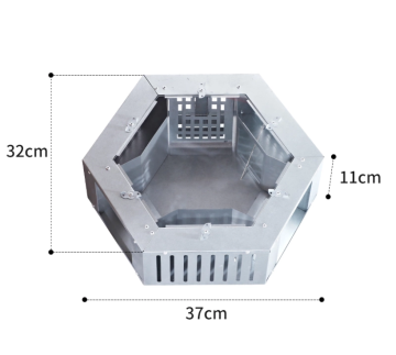 Stainless steel mousetrap for outdoor use