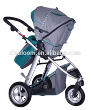 2015 grey colros with 3wheels 5 point safety belt one touch double fuction pass en1888 aluminum frame baby prams