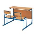 School detachable students double desks and chairs