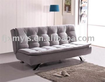 economic solid wood fabric sofa bed