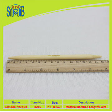 made in China hot selling needles set 5 pieces bamboo needles set 2016 new product