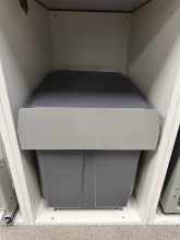 Kitchen Cabinet accessories Soft Closing Pull out Trash Can sliding Built-In Dustbin