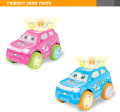 Alta qualidade crianças brinquedos de plástico Universal Mini carro com luz e música