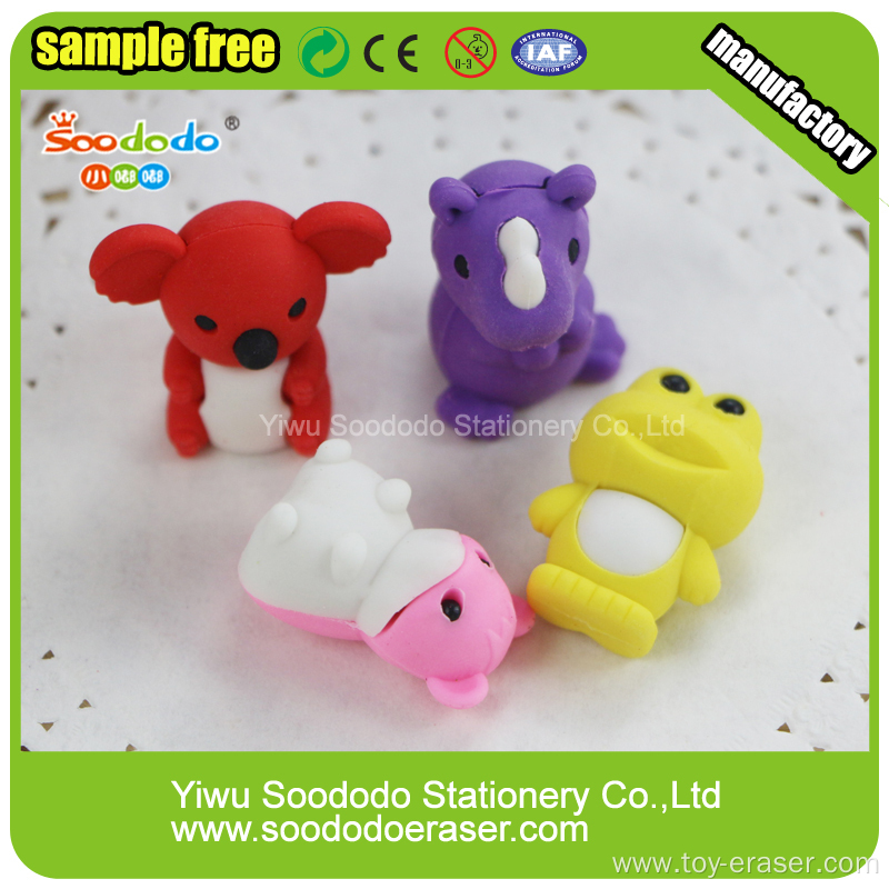 Pingyang SOODODO Pvc Bag School Rubber 3D Eraser