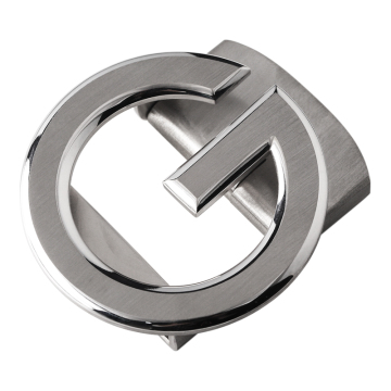 Custom Alphabet Design 925 Sterling Silver G Hook Buckles for Men