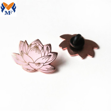 Gift Customized Logo Flower Jacket Pin Badge