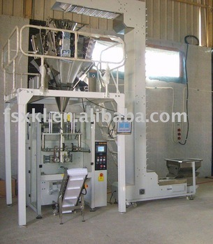 mixed fruit chips snack packing machine