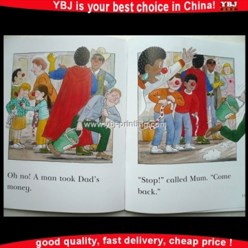 guangzhou YBJ high quality die cut childrens book printing learn english book