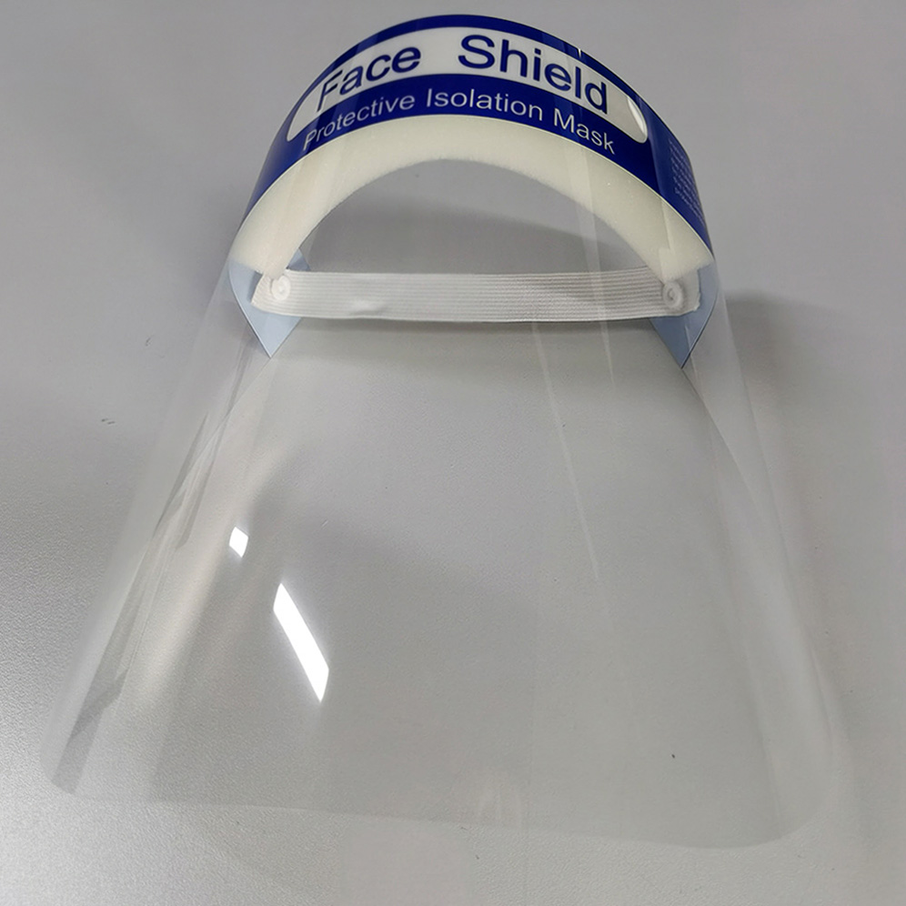 Medical splash-proof isolation mask for COVID detection