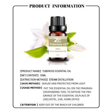 High Quality Pure Natural Tuberose Oil for Diffuser Massage