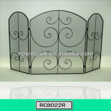 Beautiful Scroll Iron Fireplace Screen