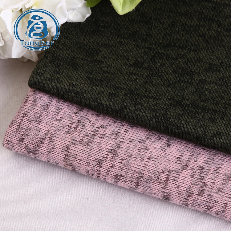 Sweater fleece fabric brushed sweater knit fabric knitted hacci one side brushed fabric for garment coat