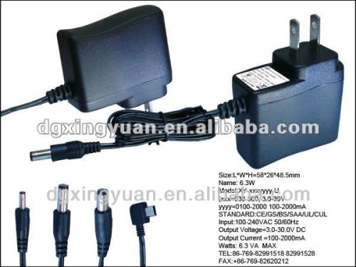 electric EU plug ac adapter output 24V 1A