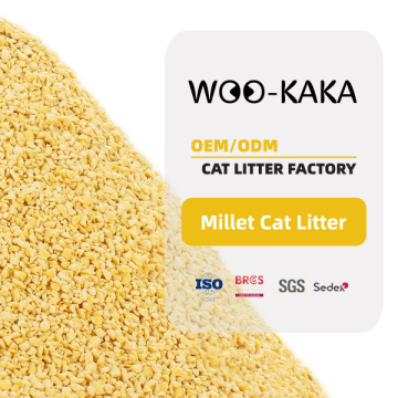 Eco-Friendly Millet Cat Litter for Cats' Health