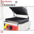 Kommerzielle Panini Press Gusseisen Rillenplatten