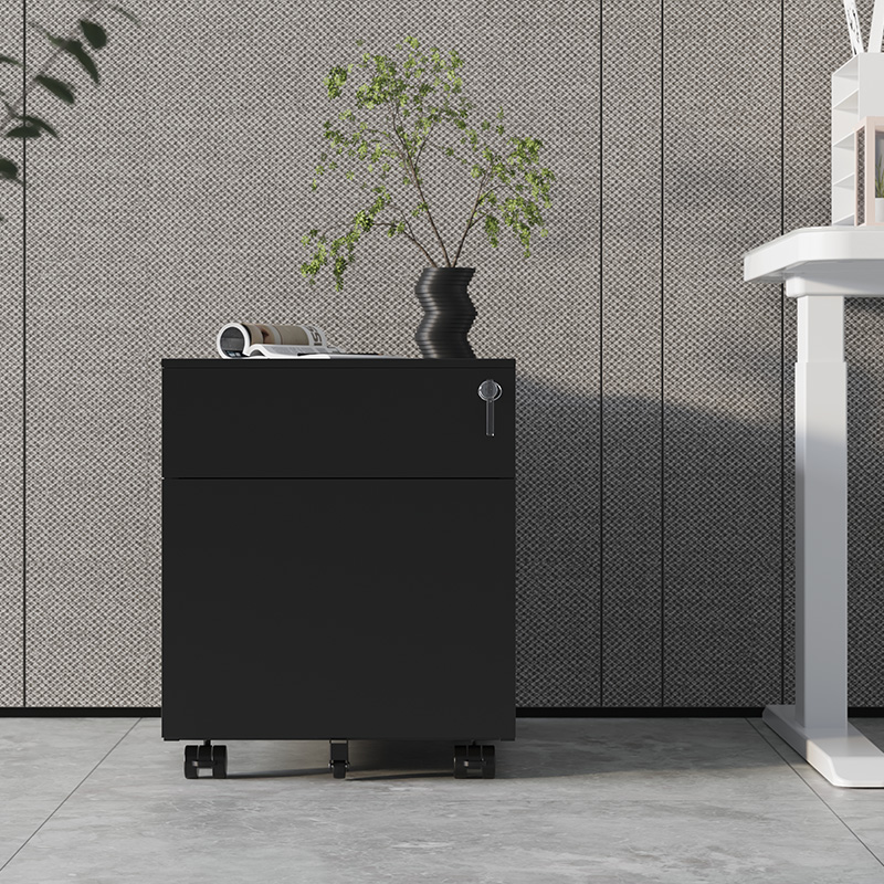 New Design Office Metal File Cabinet With Wheel