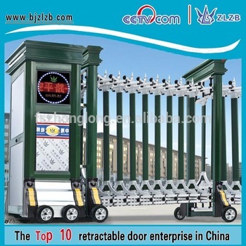 Gates grill design retractable industrial gate