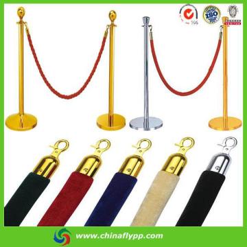 FLY steel airport and bank rope queue barrier pole stand