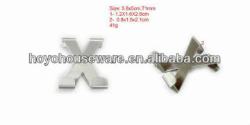 X design metal adhesive hook